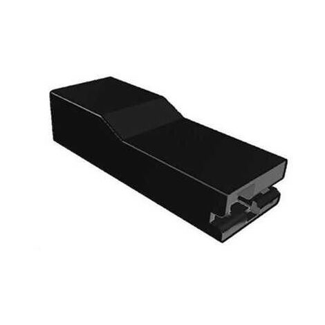 Blocchetto per Faston Femmina 6,3 Frontale Nylon Nero