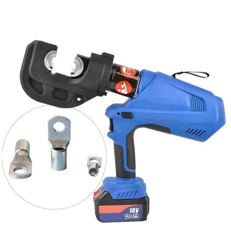 Crimpatrice a batteria per capicorda con matrici intercambiabili potenza 120kN