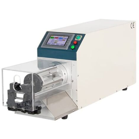 Macchina automatica per sguainatura spelatura e preparazione schermatura dei cavi coassiali (Ø 3 - 25 mm) (1/2)