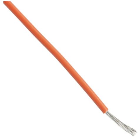 Cavo Filo Unipolare UL Style 1213 AWG 20 Teflon PTFE 600V Arancione