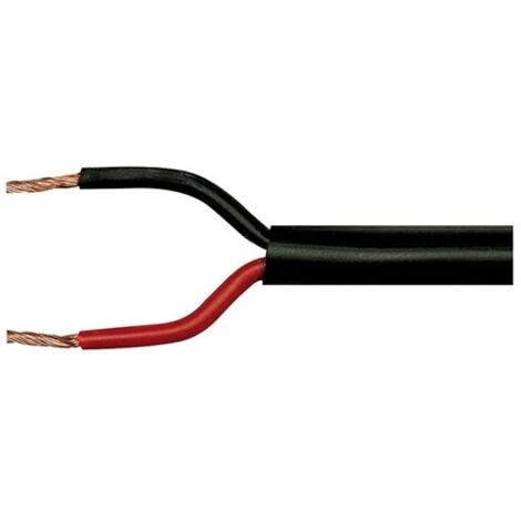 Cavo PVC 2X1 H05VV-F esterno nero interno rosso e nero