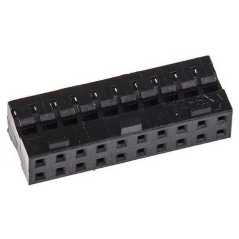 Connettore Milli Grid femmina 10X2 Vie con dentino di polarizzazione (1/2)