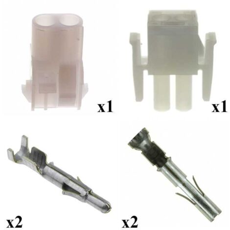 Kit Connettore Mate n lok Maschio Femmina 2 Vie