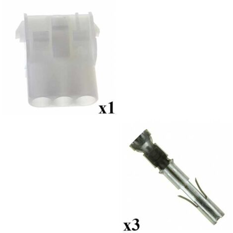 Kit Connettore Mate n lok Femmina con terminale femmina 3 Vie