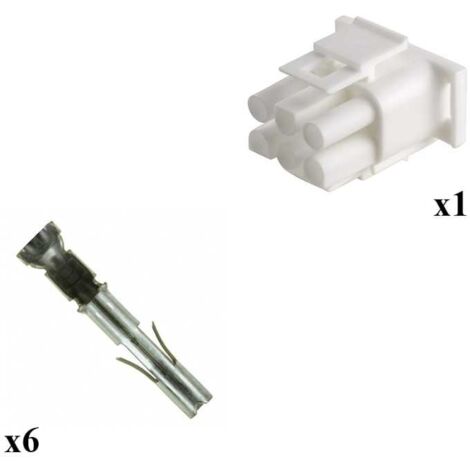 Kit Connettore Mate n lok Maschio con terminale Femmina 3x2 Vie
