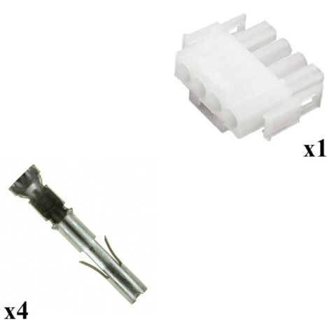 Kit Connettore Mate n lok Maschio con terminale Femmina 4 Vie