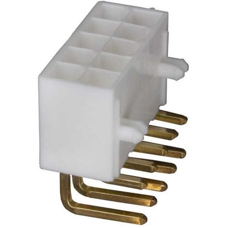 Connettore Mini Fit maschio 10 vie PCB 90°