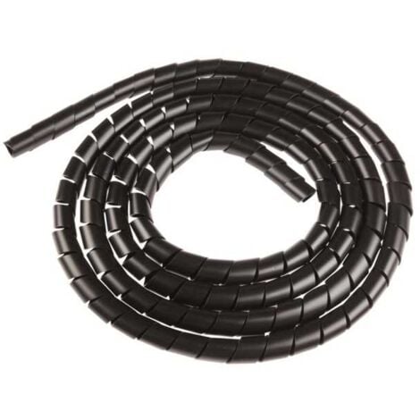 Guaina spiralata diametro 12mm nero