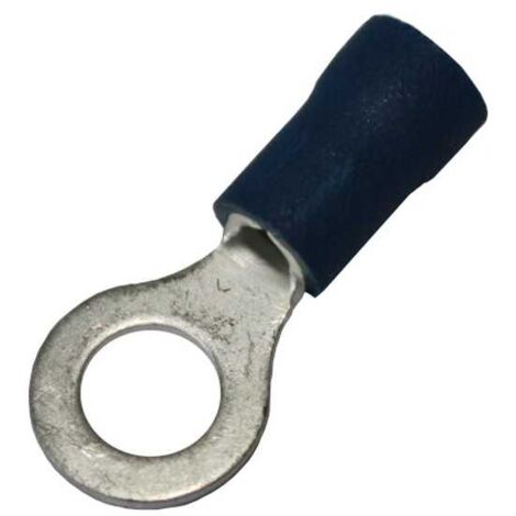 Capocorda a Occhiello 2,5 mm Preisolato Blu Foro 3