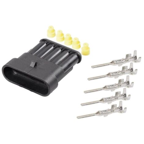 2 Set Connettore MAF 5 Pin VGOL - Compatibile VW Audi 1J0973775A - Foto 3