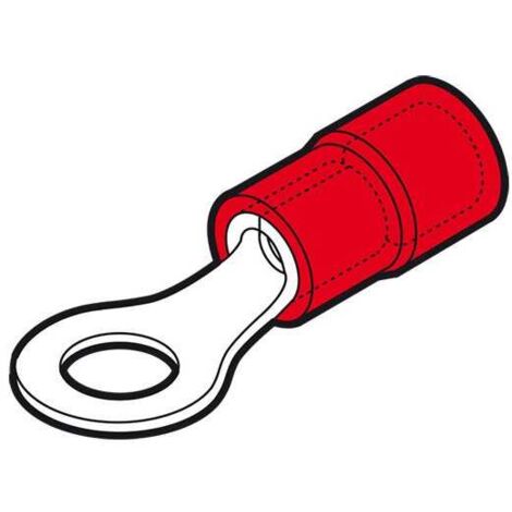Capocorda a Occhiello 1,5 mm Preisolato Rosso Foro 6