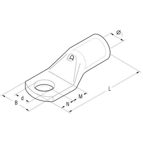CM2B35 - Capicorda A 2 Bulloni Con Sezione 35 Mmq Foro 12 Mm - [CM2B35 - Foto 5
