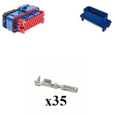 Terminale Faston Maschio-femmina 6,3 Mm Preisolato Blu St-020/b - Foto 2