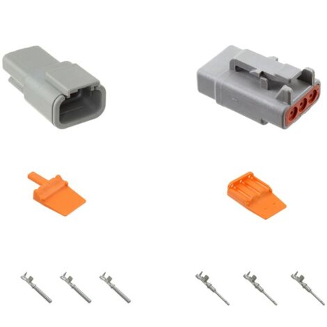 Connettore Serie DTM Maschio 3 Vie - Foto 6