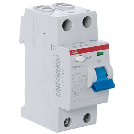 Interruttore Differenziale Puro F202 AC-40/0,1 2P 40A 100mA (F427804)