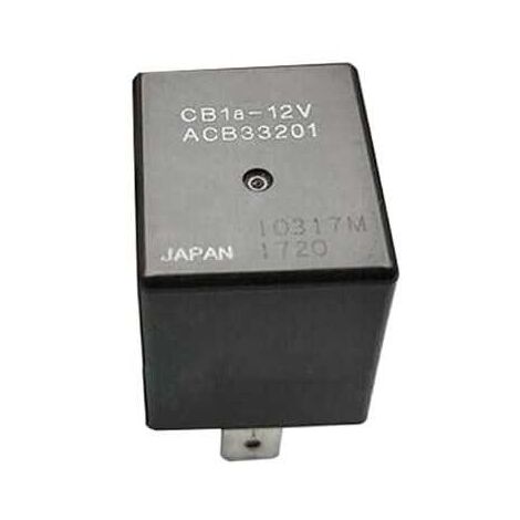 Relè automobilistico OFF-ON relay 5 pin 12V 40A doppio output 87