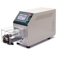 Macchina automatica per sguainatura spelatura e preparazione schermatura di cavi coassiali ad azionamento automatico (Ø1,1-7 mm)
