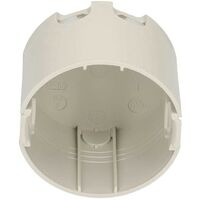 Custodia da incasso circolare per protezione presa 250V IP30 grigia