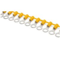 Capocorda occhiello concatenato giallo sez. 4-6 mmq foro 4 esterno 6.60 mm