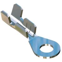 Terminale ad occhiello Foro 3,1 sezione 1,5-3,5 ottone stagnato