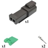Kit connettore serie DT porta maschio 2 vie E003