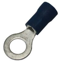 Capocorda a Occhiello 2,5 mm Preisolato Blu Foro 10
