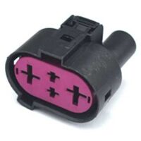 Connettore Delphi DCS-1 box passo 9,5 maschio porta femmina 4 vie