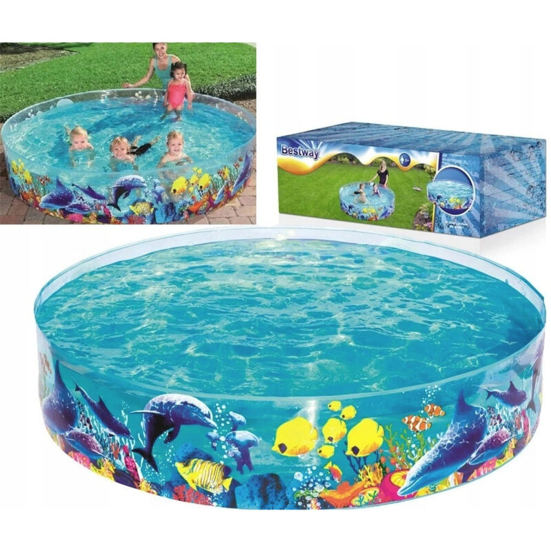 Expansion　Children　For　122x25cm　Swimming　Bestway　Pool　55028