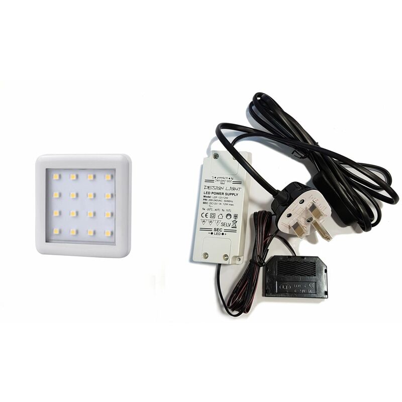 Caravan LED Reading Light Spot Touch Switch USB Warm White 12V 1PC 6000K