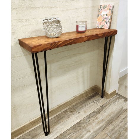 Narrow hallway deals table over radiator