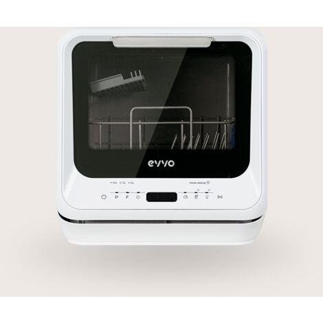 Lavavajillas EVVO Mini D Trip, 2 Cubiertos, 3 Programas, Blanco, Ancho 420 mm (1/5)