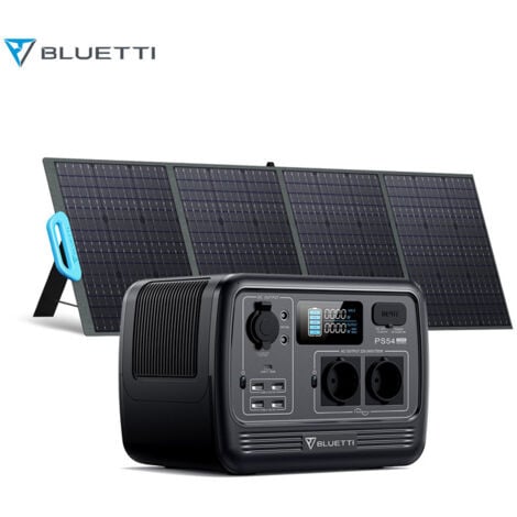 Générateur Électrique Solaire BLUETTI AC180 avec Panneau Solaire PV120,  1152Wh Batterie LiFePO4, pour Camping, Voyage, Panne de Courant