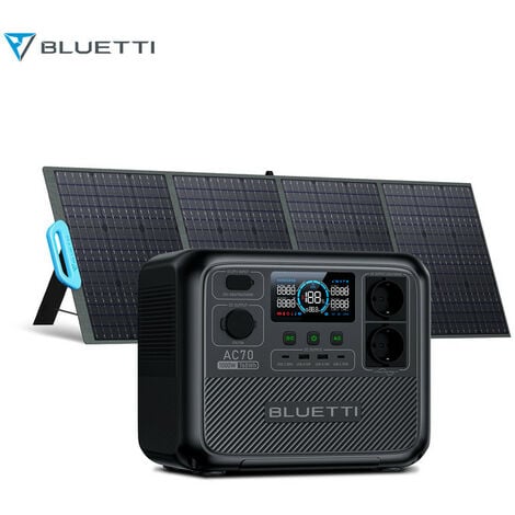BLUETTI Groupe Éléctrogène Solaire EP500, 5100Wh LiFePO4 Batterie de  Secours UPS, 4 CA Sorties (Puissance-Crête de 4800W), Centrale Électrique  MPPT