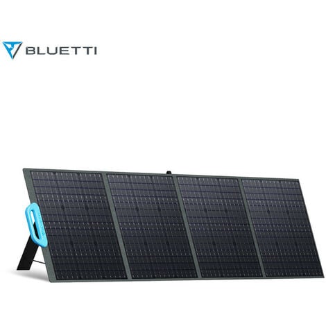 BLUETTI Panneau Solaire 200W PV200 monocristallin Charge de générateur solaire pour Caravane Bateau Maison hors réseau avec poignée de portage