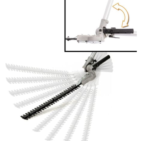 Taille-haie Coupe-branches/bordures débroussailleuse 52cc KRAFTROYAL 4en1 jardin