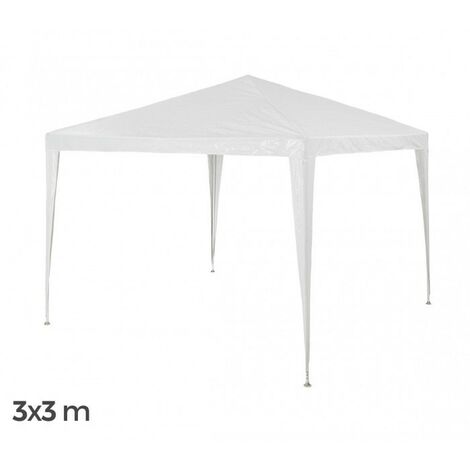 GR-DL-G7006 - Tonnelle de jardin avec cadre acier - 3x3m Couleur: Blanc