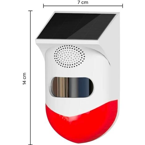 Détecteur de mouvement infrarouge pour alarme sans fil Tike Sécurité