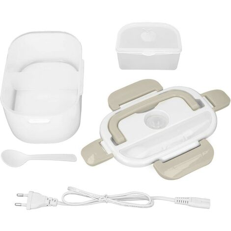 Réchauffeur électrique 820442 Lunch box portable 40W avec compartiments Couleur: Beige (1/5)
