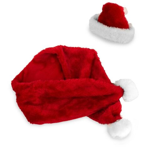 Tenue De Noël Pour Petit Chien - Costumes De Noël Chien RUDOLF ROUGE Polaire Taille