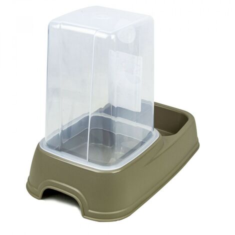 Distributeur Automatique 2-en-1 Pour Chat/Chien - Gamelle Avec Réservoir Nourriture (2.2L) Et Eau (0.8L)