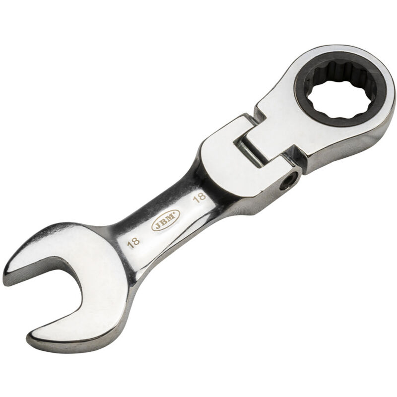 Mini Cle JBM15330 Mini clé mixte articulée avec cliquet de 10 mm