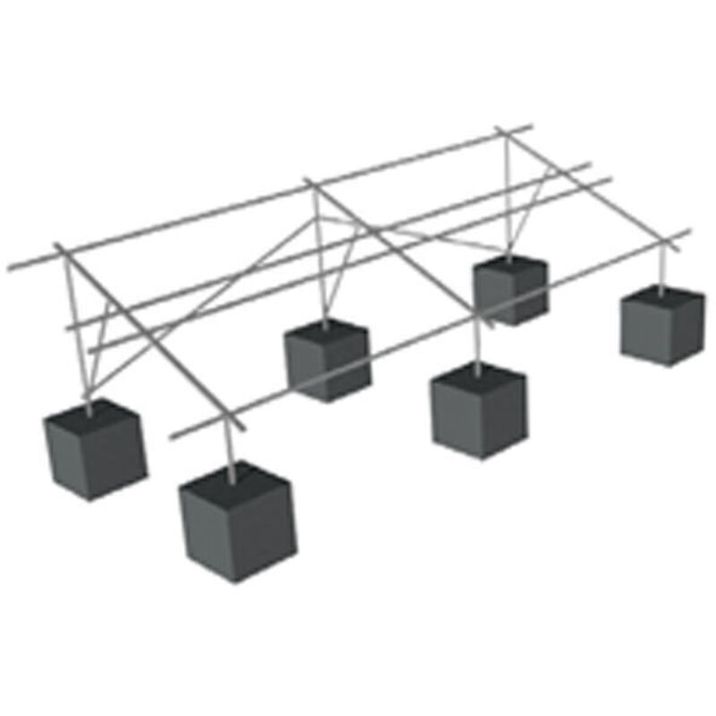 Support de panneau solaire de toit 4 ensembles d'accessoires d Support de panneau solaire de toit 4 ensembles d'accessoires d