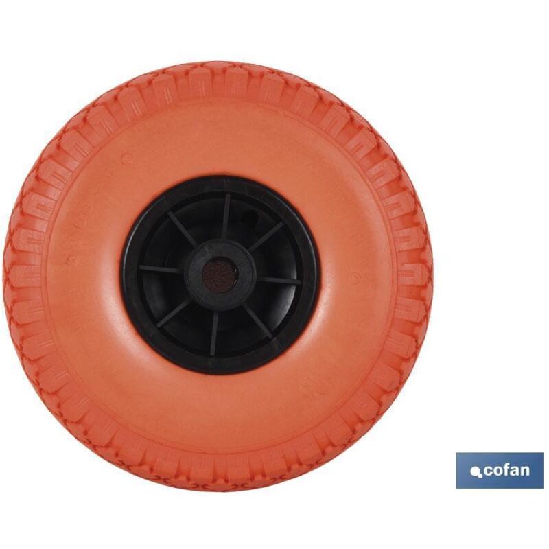 Cofan Roue De Brouette Increvable ABS - Charge Jusqu'à 120 Kg - Jante Robuste Pour Chantier Et Jardin