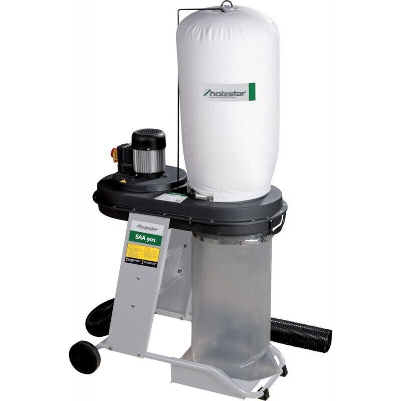 Scheppach DC100 Aspirateur D'Atelier 1200W - 65L Cuve Métal, Tuyau 100 Mm, Débit 215 M³/h - Idéal Sciure & Copeaux Bois