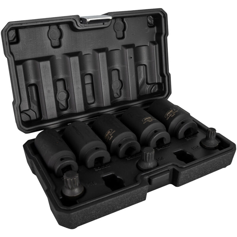 Lot de 5 douilles et 3 perceuses à percussion XZN 1/2