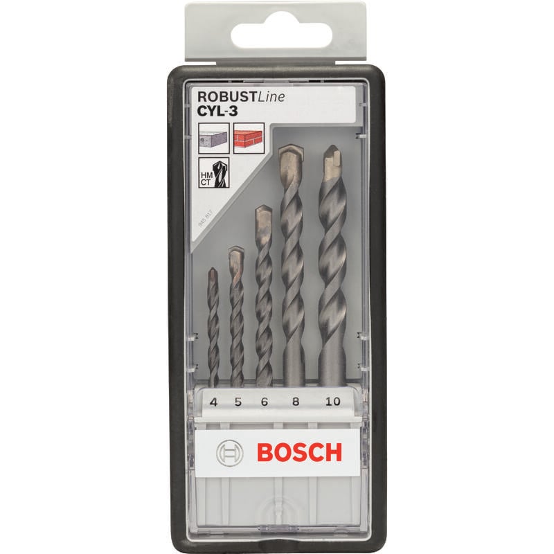 Coffret de 8 Forets BOSCH Professional 2607019903 SDS-plus-3 pour p