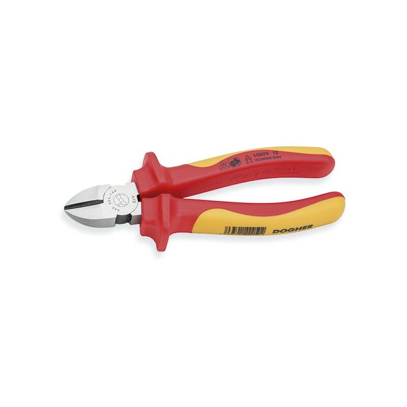 Pince Coupante Diagonale Kraftwerk 180 Mm Ergokraft Rouge - Neuf, Conforme DIN ISO 5749