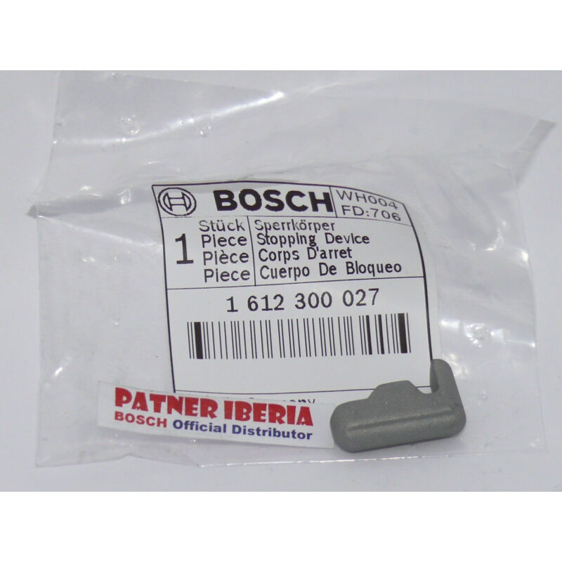 1612300027 Bosch Dispositif d'arrêt GBH GSH (Localisez votre machine ci-dessous)