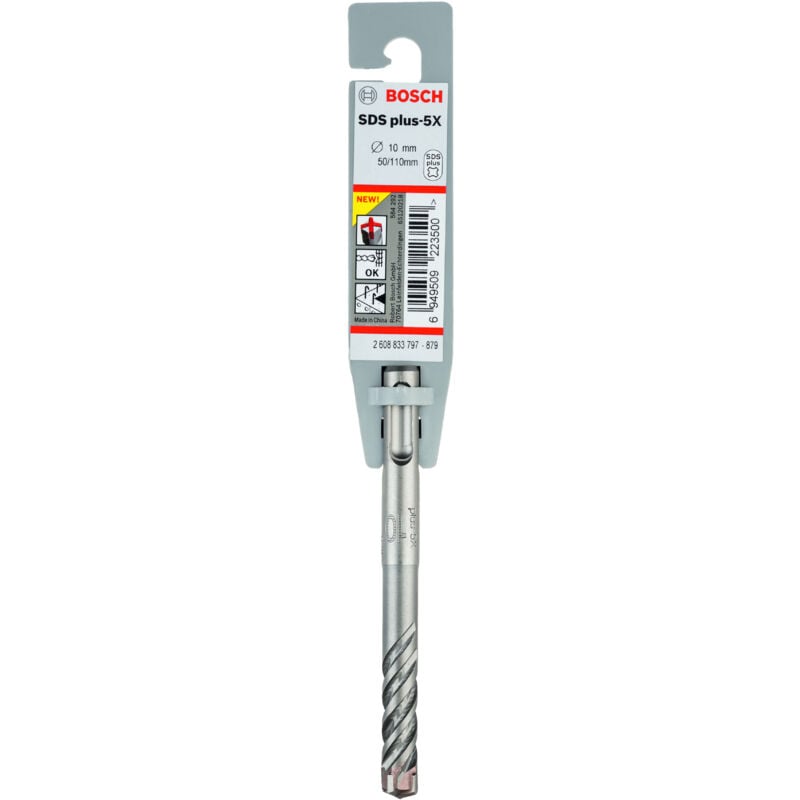 BOSCH 2608833797 Forets marteaux SDS-plus-5X 10 x 50 x 110 mm