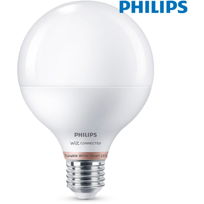 E3/93212 AMPOULE GLOBE E27 11W PLEINE COULEURS 1055LM WIFI PHILIPS WIZ